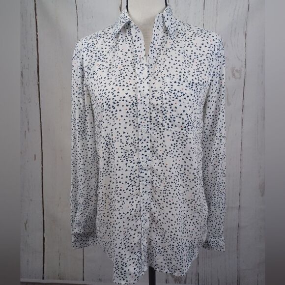 ‼️final must bundle‼️ Heart Women’s Viscose Shirt Button Down - Picture 3 of 8